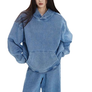 Survêtement décontracté pour femme en polyester/coton lourd, à la mode, à porter en hiver, avec dentelle, couleur unie - Product Image 3