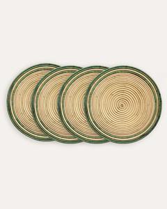 Handwoven <b>Circular</b> Rattan <b>Placemats</b> Eco friendly products Made in Vietnam Table decoration Woven <b>Placemat</b> Wholesale Modern - Product Image 2