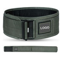 Ceinture de gymnastique en nylon néoprène de haute qualité ceinture d'entraînement de musculation powerlifting réglable pour l'entraînement unisexe d'haltérophilie