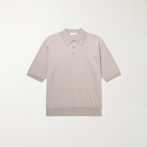 Chemises polo pour hommes, style décontracté, motif uni, nouveau style, tissu jersey en coton, respirant, devant, fabricant et fournisseur en gros - Product Image 1