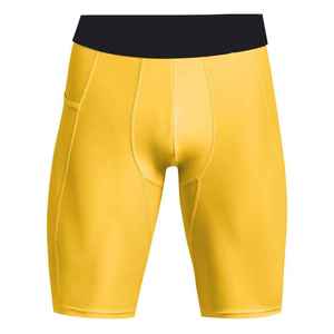 Meilleure vente Short de compression jaune pour homme respirant taille moyenne Style décontracté solide imperméable coupe-vent Styles de joueur - Product Image 1