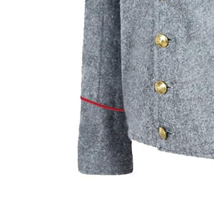 Chaquetas de lana de reenactores de uniformes de soldados de la Federación de la Guerra Civil de Virginia, reproducción de chaquetas de lona - Product Image 4