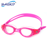 Lunettes de natation pour enfants Saeko, anti-buée, protection UV, certifiées CE ISO, sans phtalates, verres pour apprenants à la natation, boucle arrière brevetée aux États-Unis