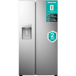 Réfrigérateur côte à côte Hisense de 29,1 pi3, profondeur standard, 36 pouces de large, avec distributeur d'eau et de glace - Product Image 3