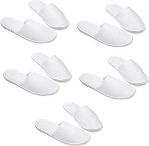 Pantoufles en tissu de coton multicolore de haute qualité pantoufles d'hôtel jetables écologiques conception attrayante recyclable fabriqué - Product Image 5