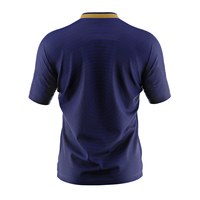 Maillot de jeu E-Sports unisexe personnalisable, tissu gaufré, couleurs personnalisées, conception ODM, impression numérique, respirant, séchage rapide, col en V