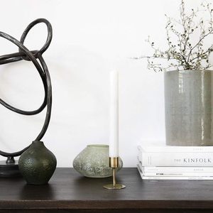 Vintage Metal Brass Candle Holders <b>Lamp</b> and Candle Stand Set for Luxury Wedding Dinnerware Table Decor Candle Mold - Product Image 1