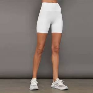 Seamless Activewear Biker Black Nylon <b>Shorts</b> High-Waisted and <b>Stretchy</b> Workout <b>Shorts</b> for Women, Ideal for Gym and Casual Wear - Product Image 3