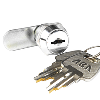 Serrures à came pour portes électriques, boîtes aux lettres et armoires, haute sécurité, finition chromée, alliage de zinc et laiton ABA