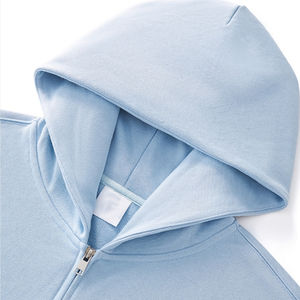 เสื้อฮู้ดสวมหัวแบบมีกระเป๋ามีซิปหลายช่องของผู้ชายเสื้อกีฬาลำลองออกแบบโลโก้ได้ตามต้องการ - Product Image 5