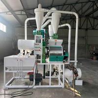 Machine à moudre le maïs pour petites entreprises, moteur 220V, moulin à semoule de blé
