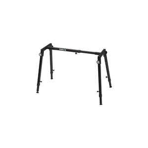 QUIK LOK - WS/421, Soporte para teclado/mezclador de alta resistencia, Altura ajustable 65-96 Cm, pliegues planos, Expandible, 8Kg, Negro - Product Image 1