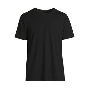 Beige 300g Camiseta de manga corta de algodón pesado Verano Cuello redondo Camisa suelta y base para hombres Mujeres Camiseta básica - Product Image 4