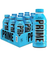 Boisson Énergisante Prime Healthy Hydration Sans Sucre, Saveur Framboise Bleue, Haute Teneur en Caféine, Taurine, Vitamines et Minéraux, Prête à Boire, Boîte de 500ml
