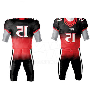 High Quality Customized American <b>Football</b> Uniform Set Premium Breathable Jersey Short Unique Pattern Number Team Sport Top Style - Product Image 2