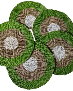 Hermosas almohadillas de bambú hechas a mano con patrón artesanal directamente de fábrica - Product Image 1