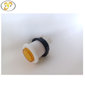 Gelber runder Druckknopf schalter Kunststoff für Arcade Coin Operated Games <span class=keywords><strong>Machine</strong></span> - Product Image 5