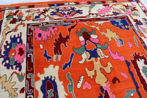 Wool Handmade Antique Hand Knotted Rugs Multi Color 8x14 9x12 Prayer Carpet Sets for Home Floor Decoration CR32 - Product Image 6