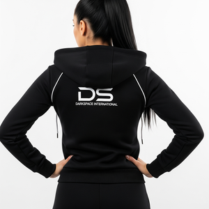 ชุดกีฬาขนแกะซิปรูดซิปสำหรับผู้หญิงรุ่นใหม่ปี2025ชุดกีฬาลำลองปรับแต่งได้สำหรับฤดูหนาว - Product Image 2