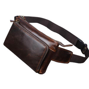Stylish Genuine Leather <b>Waist</b> <b>Bag</b> with Zipper Accessory Product Type - Product Image 6