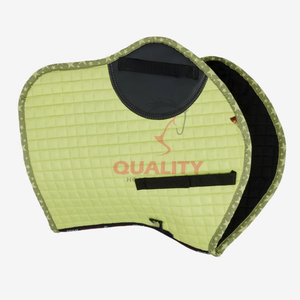 Top gros tapis de selle de cheval anglais tissu durable respirant doublure douce ajustement confortable pour l'équitation longue formation - Product Image 3