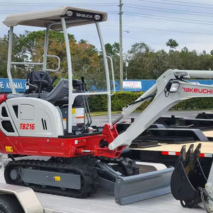 Hot Sale Used Takeuchi TB216 Mini Excavator 6 Ton Low Hours Crawler Engine 2023 Model 0.33m <b>Bucket</b> 42.4kW Power - Product Image 1
