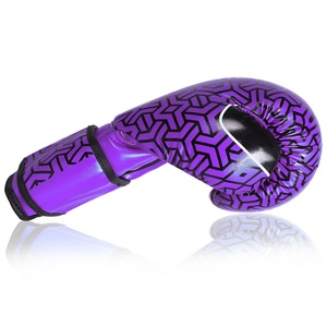 Wholesale High Quality <b>Black</b> 12oz Boxing <b>Gloves</b> Adult Professional <b>Lace</b> up Winning Leather Custom logo Boxing <b>Gloves</b> - Product Image 2