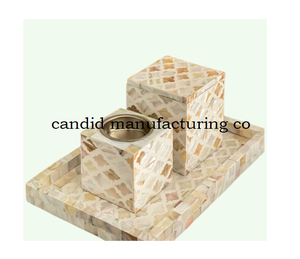 Meilleures ventes Nouveau plateau de service en résine incrusté d'os avec bois marbre MDF pour le service des aliments - Product Image 3