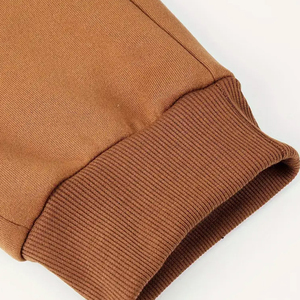 Chándal personalizado liso para hombre, chándal de peso pesado, pantalones de chándal de pierna ancha holgados de algodón en blanco, Sudadera con capucha y cremallera, conjuntos de chándal - Product Image 6