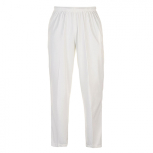 <b>Cricket</b> Trouser Wholesale Price <b>White</b> Professional Kits Custom Logo Printed High Quality Test Polyester Unisex Crox Enterprises - Product Image 2