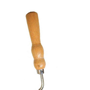 Pic de sabot à manche en bois pour les soins des chevaux Outil de sélection de sabot en métal pour nettoyer les sabots et la saleté - Product Image 6