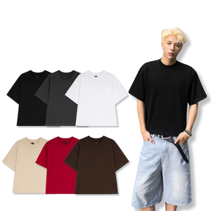 Ropa Deportiva Informal para Hombre JDVIP al por Mayor, 100% Algodón, Tejido Transpirable, con Logotipo Personalizado, Manga Corta - Product Image 6