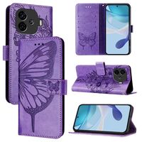 Étui portefeuille magnétique en PU+TPU avec support et emplacements pour cartes, sacoche pour téléphone portable avec cordon et protection d'écran, pliable et électroplaqué