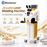 Machine de soudage laser pour bijoux 200W YAG, machine de soudage par points laser pour la réparation de bijoux en or et en argent et la restauration de métaux de précision