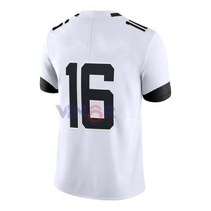 Maillot de football américain personnalisé 2025 avec manches courtes Style usine Sublimation OEM Design entretenu maillot de football américain - Product Image 2