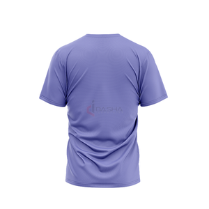 Camiseta ajustada de manga corta de verano para hombre, estampado de logotipo personalizado en Color sólido, ropa deportiva de punto en blanco liso, estilo de calle - Product Image 4