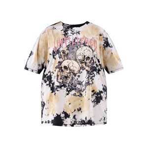Camisetas de Punto Casuales con Cuello Redondo para Mujer, Tallas Grandes, Manga Corta, Ajuste Delgado, Transpirables, Ecológicas, Estampado Personalizado, Nueva Llegada - Product Image 1