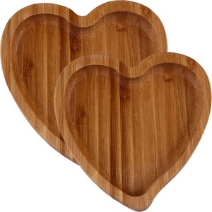 Plateau de chips et de trempette fini naturel à 5 sections en bois de manguier fabriqué en Inde Vaisselle élégante pour les collations, les cafés Dips - Product Image 5