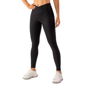 ¡Novedad de 2025! Ropa de gimnasio de cintura alta de última moda para mujer, servicio OEM con logotipo personalizado, mallas de bajo precio a la venta - Product Image 1