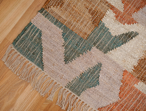 Modern Designer Outdoor <b>Rug</b> <b>Boho</b> Style Hand-Woven Recycled Jute Luxury Handmade Jute Area Carpet for Home Decor - Product Image 4