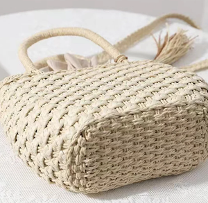 Trendy Cute Present Accessories for Woman Elegant <b>Straw</b> <b>Bags</b> Customized Ladies Shoulder <b>Straw</b> Hand <b>Bags</b> Wholesale Products - Product Image 2
