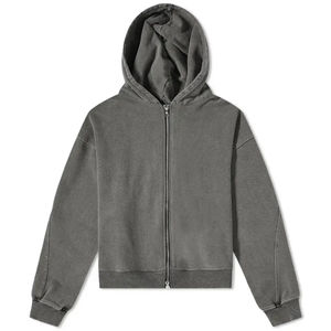 Sudadera con Capucha Lavada al Ácido al por Mayor, 100% Algodón, Sudadera con Capucha de Felpa Cepillada de Punto Extra Grande para Hombre, 350GSM, Ropa de Invierno - Product Image 1