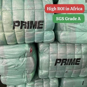 Fardos de Ropa Usada de Primera Calidad, 45 kg y 100 kg, Ropa de Segunda Mano Limpia y a la Moda de China para África Occidental - Product Image 1