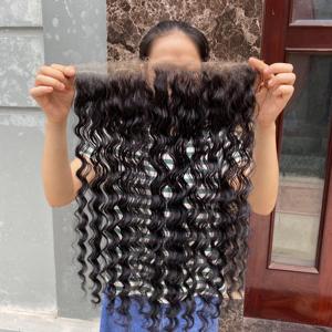 Paquetes de onda profunda Cabello humano Cutícula cruda Alineada Proveedores de cabello virgen Sin procesar Paquetes de doble dibujado vietnamita crudo sin procesar - Product Image 6