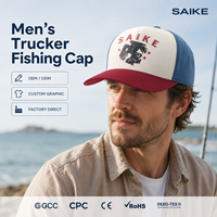 Gorra de Béisbol Transpirable con Estampado para Pesca, Gorro de Pesca para Exteriores, Logotipo Personalizado, OEM, ODM, Proveedor Mayorista, Marca Privada