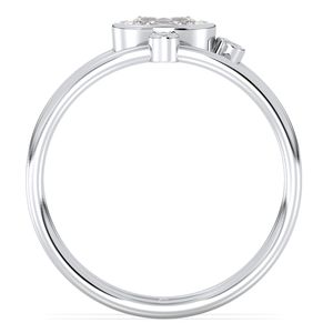 Anillos de compromiso de moissanita de plata de ley 925 exclusivos REYES para mujer, regalo nupcial de oro blanco de calidad Premium, joyería fina - Product Image 6