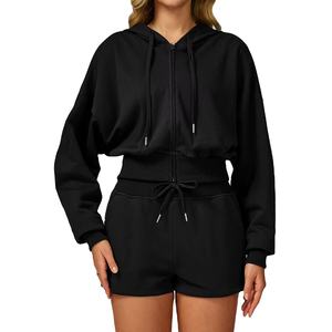 Sudadera de Yoga con cremallera completa, chaqueta deportiva, nueva moda para mujer, sudadera de entrenamiento deportivo informal, insignia con capucha de manga larga, ropa de calle - Product Image 5