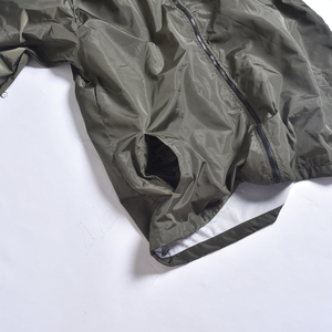 Veste coupe-vent légère de haute qualité pour hommes Logo personnalisé col montant fermeture éclair vente en gros dernière conception d'usine imperméable - Product Image 5