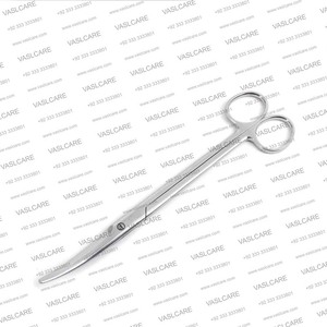 Ciseaux Mayo Metzenbaum de haute qualité |   Ciseaux de dissection pour tissus, droits et courbés |   Manuel allemand en acier inoxydable |   Argent Or - Product Image 5