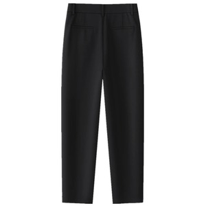 Pantalones de Lona Elásticos para Mujer 2025, Color Caqui, Negro y Azul Marino, Cintura Elástica, Moda Casual, Transpirables, Cintura Media, Rectos, Verano - Product Image 5